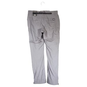 Rei Pants 8 Womens Gray Convertible Sahara Cargo Regular Nylon Adjustable Waist